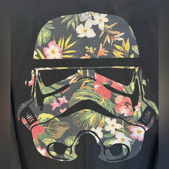 Star Wars Black Floral Stormtrooper Sweater - Picture 2 of 4